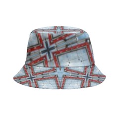 Pattern-cross-geometric-shape Inside Out Bucket Hat by Bedest