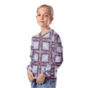 Pattern-cross-geometric-shape Kids  Long Sleeve T-Shirt with Frill  View2