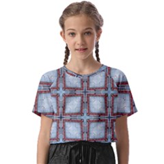 Pattern-cross-geometric-shape Kids  Basic T-shirt by Bedest