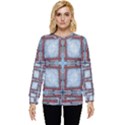 Pattern-cross-geometric-shape Hidden Pocket Sweatshirt View1