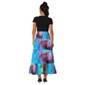 Abstract-kaleidoscope-pattern Tiered Ruffle Maxi Skirt View4