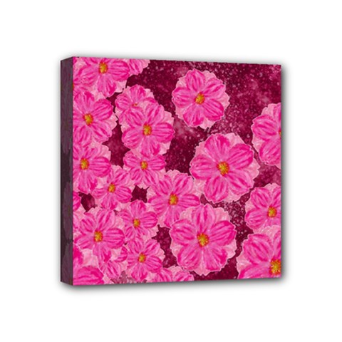 Cherry-blossoms-floral-design Mini Canvas 4  X 4  (stretched)