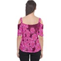 Cherry-blossoms-floral-design Cutout Shoulder T-Shirt View2