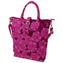 Cherry-blossoms-floral-design Buckle Top Tote Bag View1