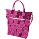 Cherry-blossoms-floral-design Buckle Top Tote Bag View2