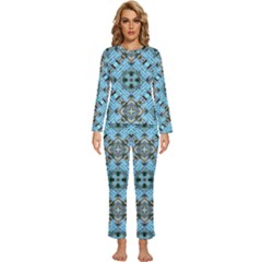 Iphone-background-wallpaper Womens  Long Sleeve Lightweight Pajamas Set by Bedest