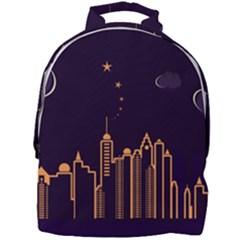 Skyscraper Town Urban Towers Mini Full Print Backpack by pakminggu