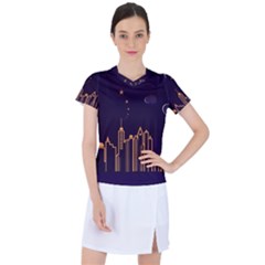 Skyscraper Town Urban Towers Women s Sports Top by pakminggu