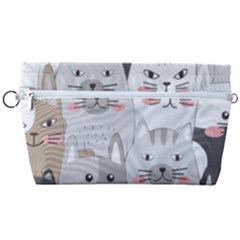 Cute Cats Seamless Pattern Handbag Organizer