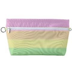 Cute Pastel Rainbow Striped Pattern Handbag Organizer