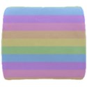 Cute Pastel Rainbow Striped Pattern Back Support Cushion View1