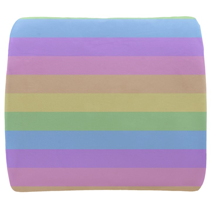 Cute Pastel Rainbow Striped Pattern Back Support Cushion