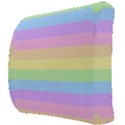 Cute Pastel Rainbow Striped Pattern Back Support Cushion View3