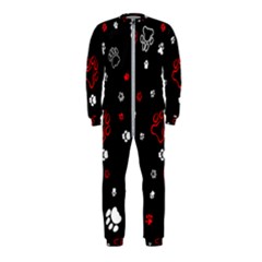 Art Pattern Traces Paw Onepiece Jumpsuit (kids)