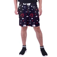 Art Pattern Traces Paw Men s Pocket Shorts by pakminggu