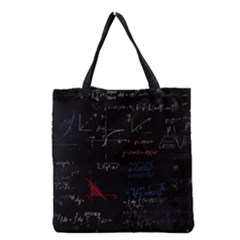 Math Mathematics Pattern Grocery Tote Bag by pakminggu