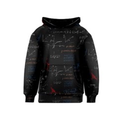 Math Mathematics Pattern Kids  Pullover Hoodie