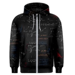 Math Mathematics Pattern Men s Zipper Hoodie