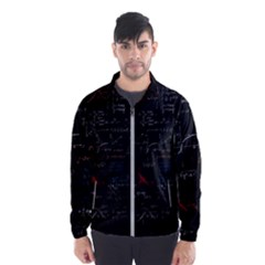 Math Mathematics Pattern Men s Windbreaker