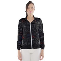 Math Mathematics Pattern Women s Windbreaker