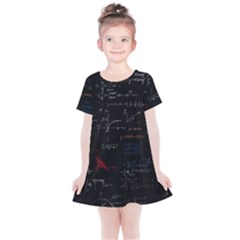 Math Mathematics Pattern Kids  Simple Cotton Dress by pakminggu