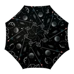 Future Space Aesthetic Math Golf Umbrellas by pakminggu