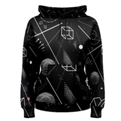 Future Space Aesthetic Math Women s Pullover Hoodie