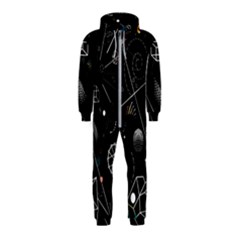 Future Space Aesthetic Math Hooded Jumpsuit (kids)