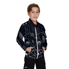 Future Space Aesthetic Math Kids  Windbreaker