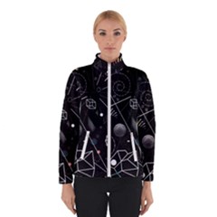 Future Space Aesthetic Math Women s Bomber Jacket