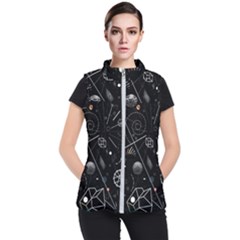 Future Space Aesthetic Math Women s Puffer Vest