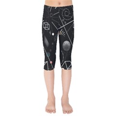 Future Space Aesthetic Math Kids  Capri Leggings  by pakminggu