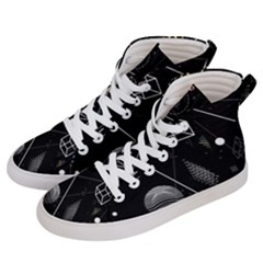 Future Space Aesthetic Math Women s Hi-top Skate Sneakers by pakminggu