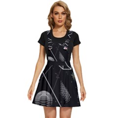 Future Space Aesthetic Math Apron Dress by pakminggu