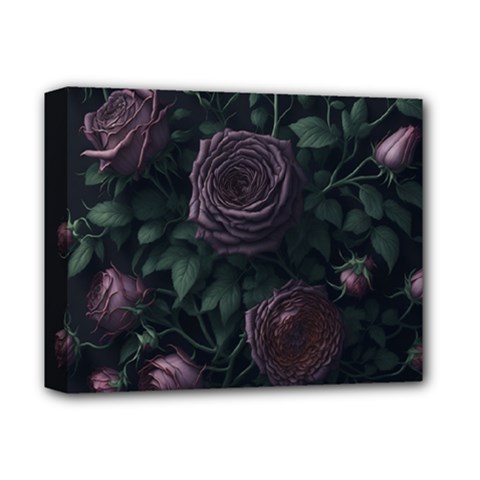 Rose Flower Plant Deluxe Canvas 14  X 11  (stretched) by pakminggu