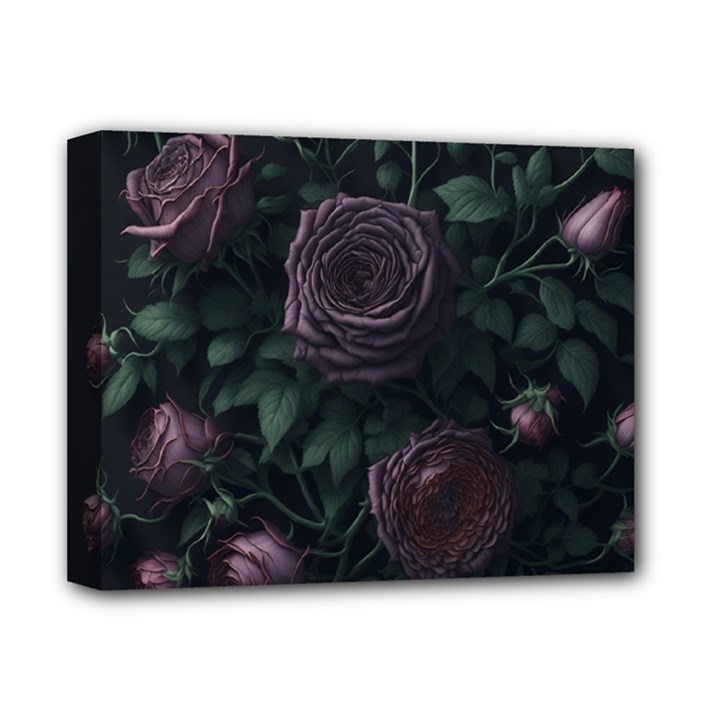 Rose Flower Plant Deluxe Canvas 14  x 11  (Stretched)