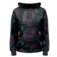 Rose Flower Plant Women s Pullover Hoodie