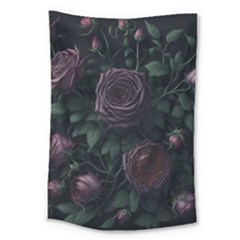 Rose Flower Plant Large Tapestry