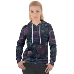 Rose Flower Plant Women s Overhead Hoodie