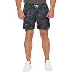 Rose Flower Plant Men s Runner Shorts by pakminggu