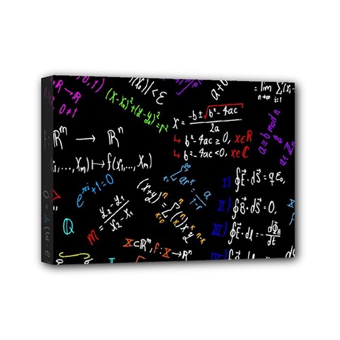 Mathematics  Physics Maths Math Pattern Mini Canvas 7  X 5  (stretched) by pakminggu