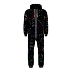 Mathematics  Physics Maths Math Pattern Hooded Jumpsuit (kids)