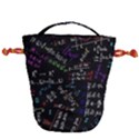 Mathematics  Physics Maths Math Pattern Drawstring Bucket Bag View2