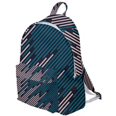 Abstract Diagonal Striped Lines Pattern The Plain Backpack by pakminggu