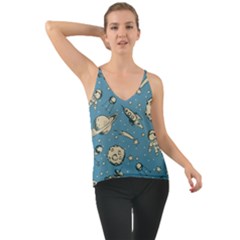 Space Objects Nursery Pattern Chiffon Cami by pakminggu