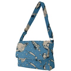 Space Objects Nursery Pattern Full Print Messenger Bag (s) by pakminggu