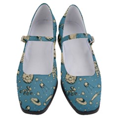 Space Objects Nursery Pattern Women s Mary Jane Shoes by pakminggu