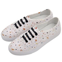 Terrazzo Natural Stone Pattern Art Women s Classic Low Top Sneakers by pakminggu