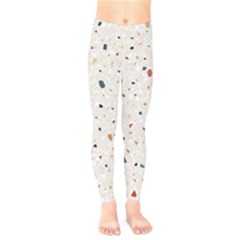 Terrazzo Natural Stone Pattern Art Kids  Classic Winter Leggings