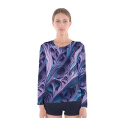 Abstract Trims Women s Long Sleeve T-shirt